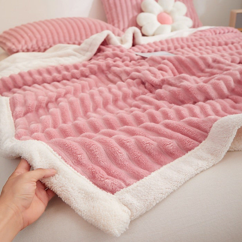 Plush Comfort Throw Blanket