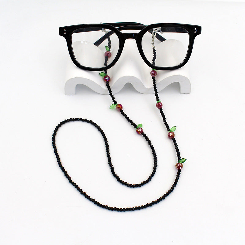 Charming Floral Beaded Eyewear Chain Acalora