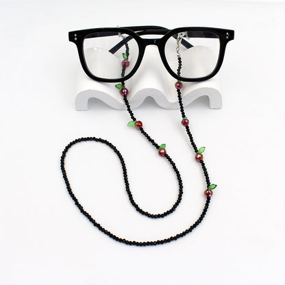Charming Floral Beaded Eyewear Chain Acalora