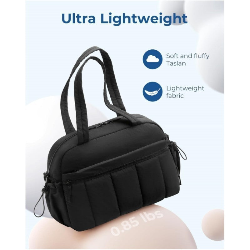 Multi-Functional Quilted Weekend Tote Acalora
