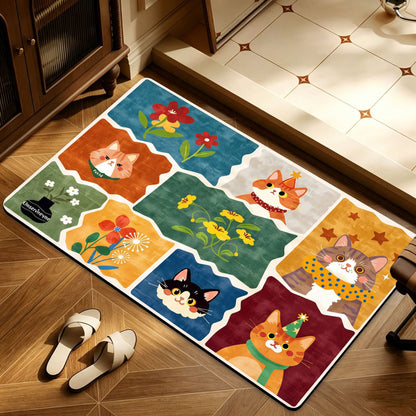 Heart Pattern Decorative Area Rug Acalora
