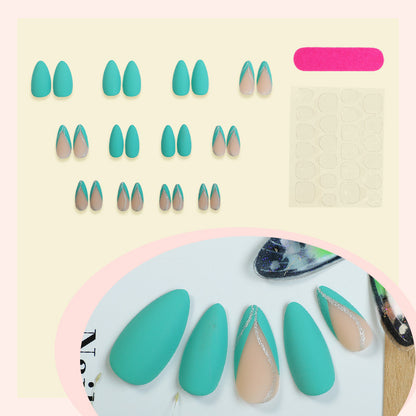 Glossy Stiletto Press-On Nail Art Set Acalora