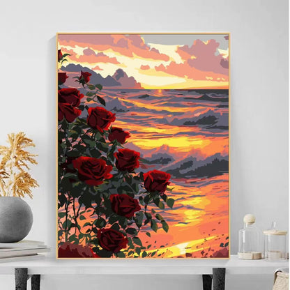 Scenic Ocean Sunset Wall Art