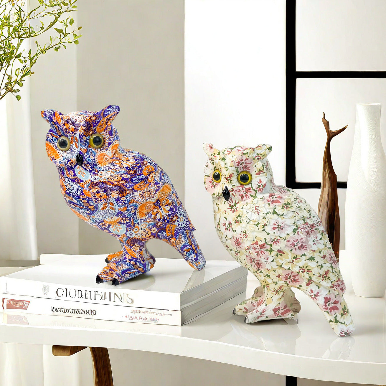 Artistic Owl Decorative Figure Acalora