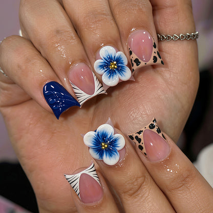 Floral Accented Nail Art Set Acalora