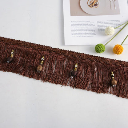 Luxury Fringe Braid with Bead Trim Acalora