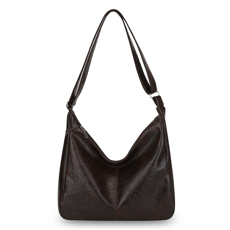 Elegant Leather Shoulder Bag Acalora