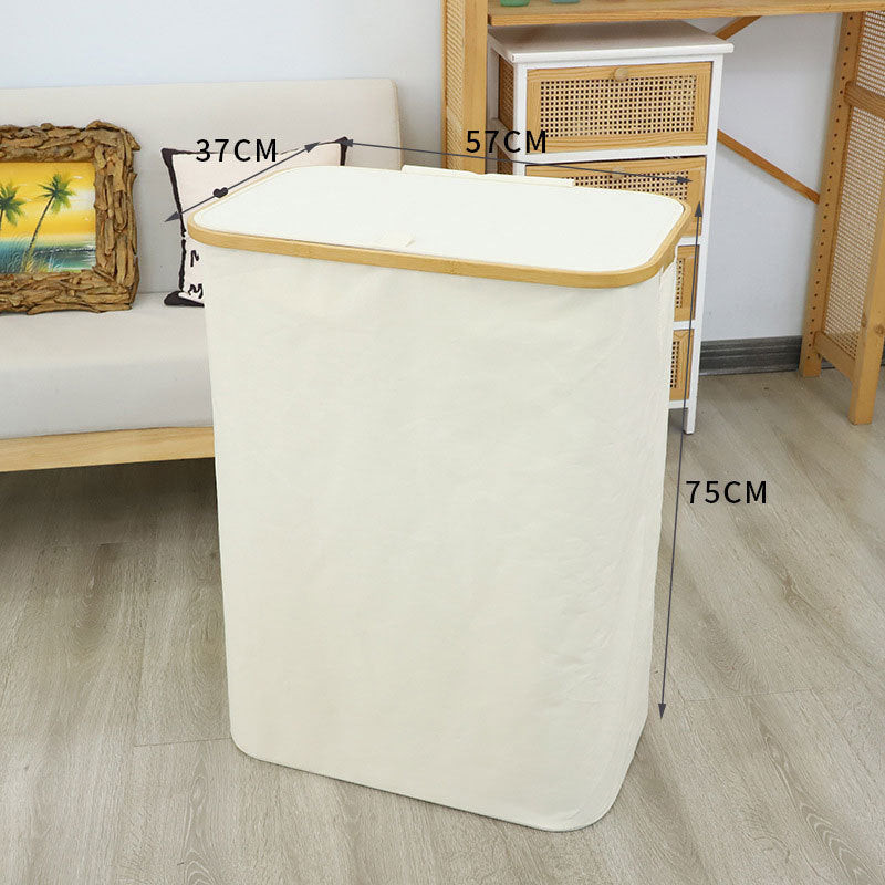 Practical laundry basket with lid Acalora