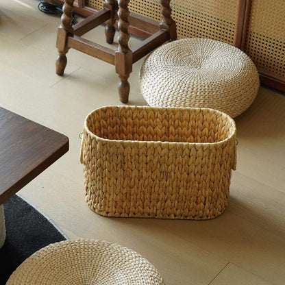 Practical Storage Basket Made of Natural Materials Acalora