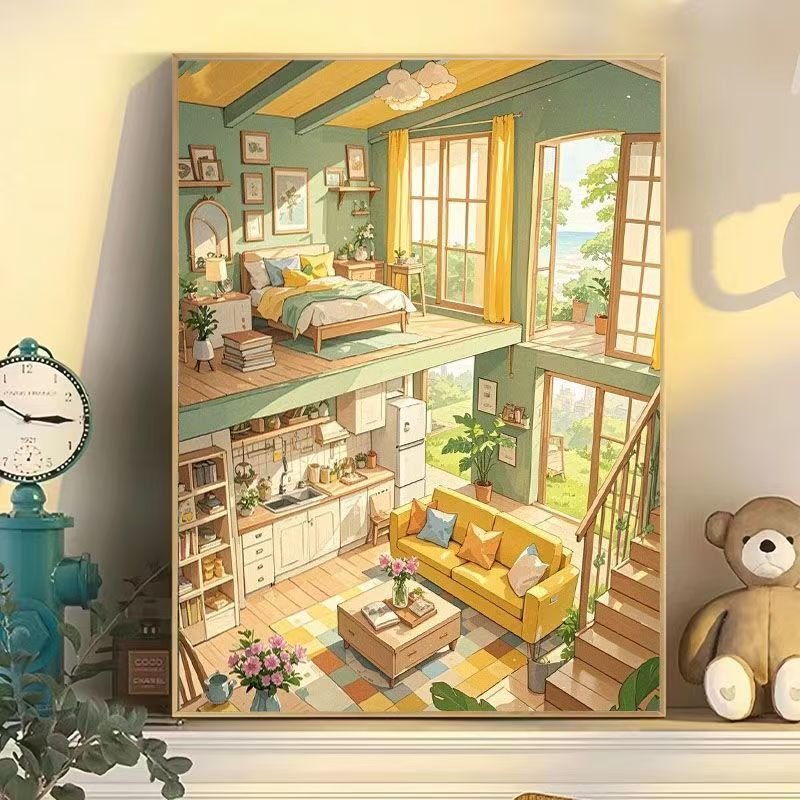 Scenic Street View Wall Art