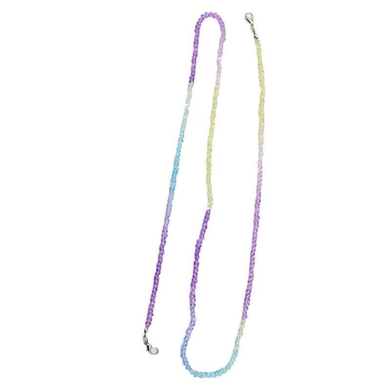 Elegant Crystal Beaded Eyewear Chain Acalora