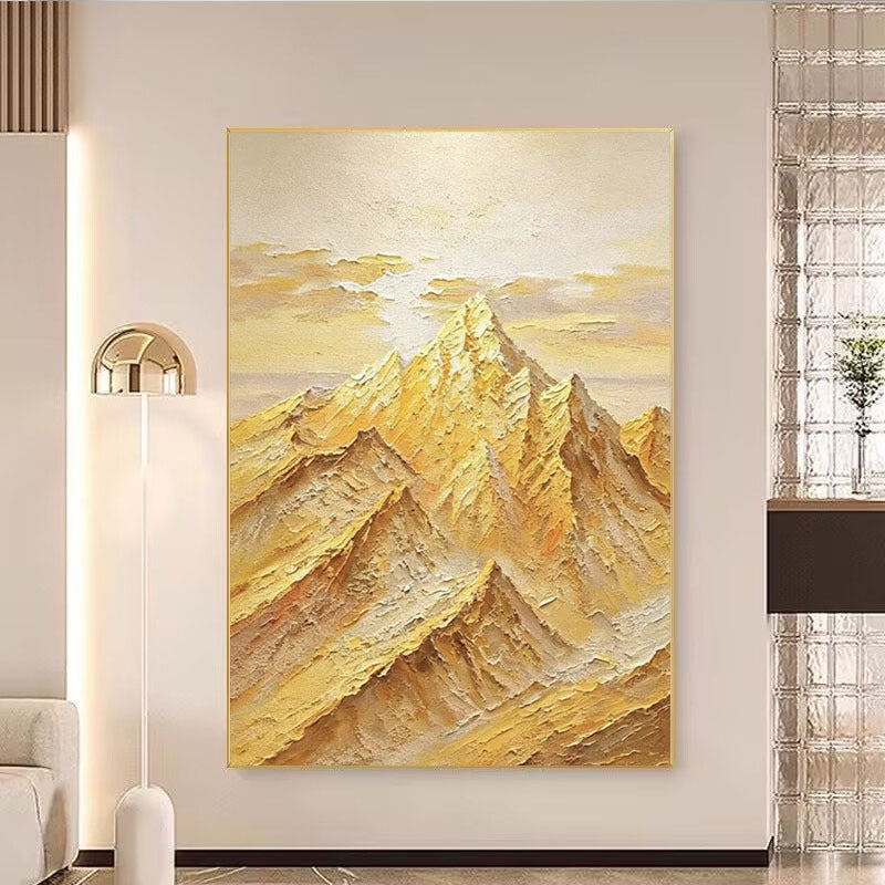 Abstract Mountain Art