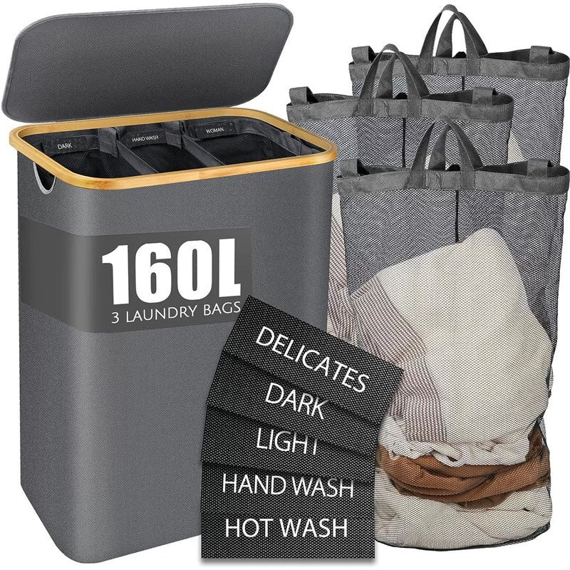 Laundry basket with compartments Acalora
