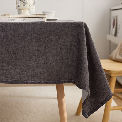 Elegant Textured Fabric Tablecloth