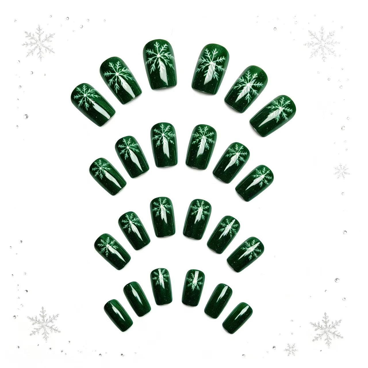 Winter-Themed Nail Art Acalora
