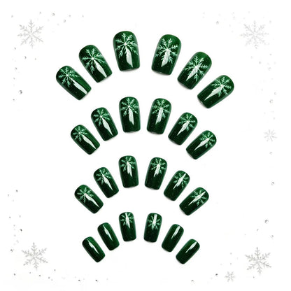 Winter-Themed Nail Art Acalora