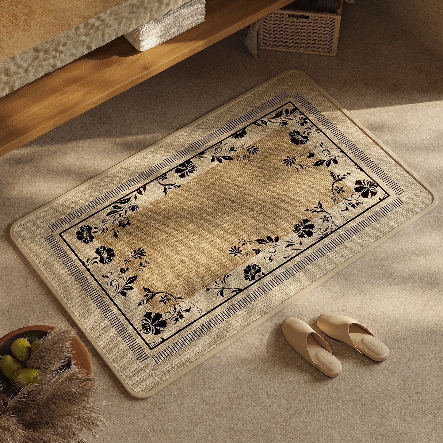 Chic Geometric Design Bath Mat