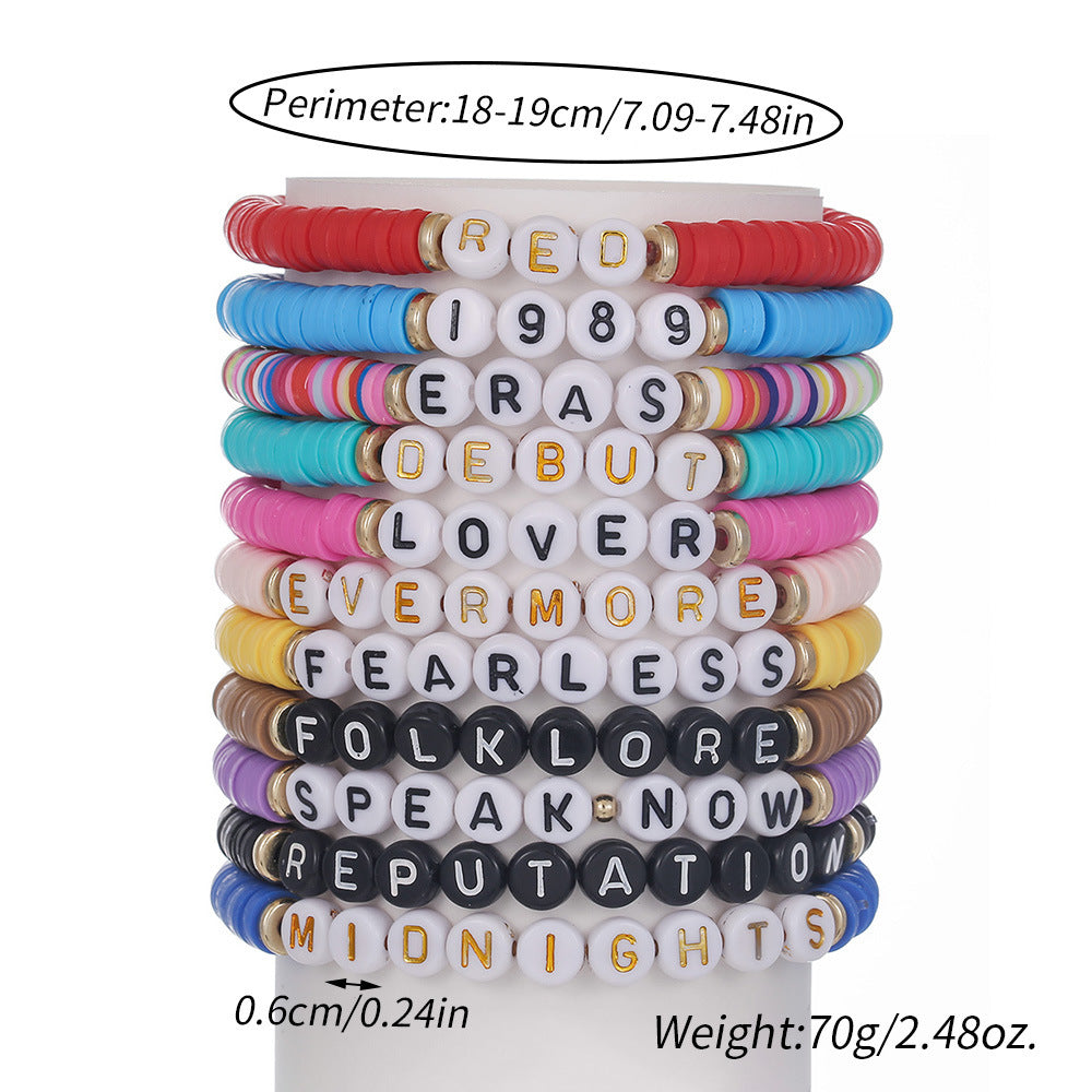 Inspirational Beaded Bracelet Set Acalora