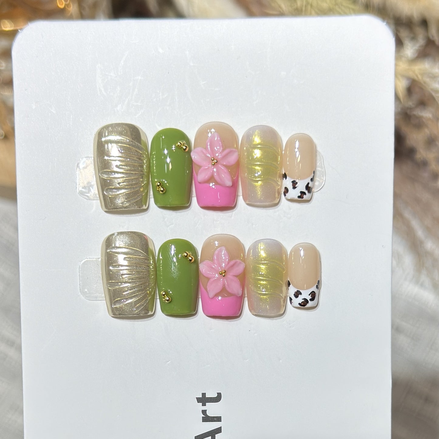 Reusable Press-On Nail Set Acalora