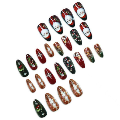 Holiday Themed Decorative Nail Art Acalora