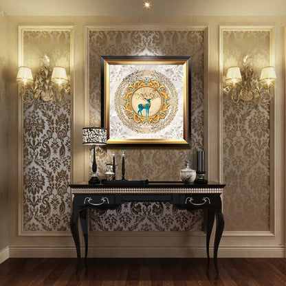Equestrian-Themed Framed Artwork