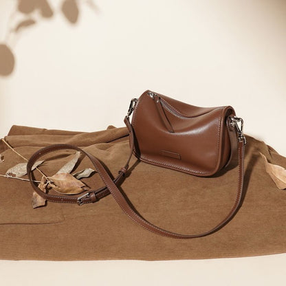 Smooth Leather Crossbody Purse Acalora