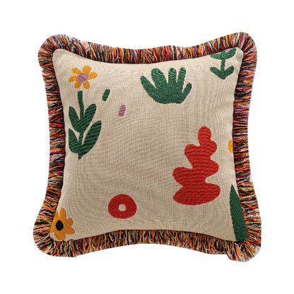 Scenic Nature-Themed Decorative Pillow