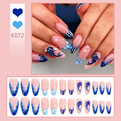 Creative Nail Art Set with Maritime Dolphin Design Acalora