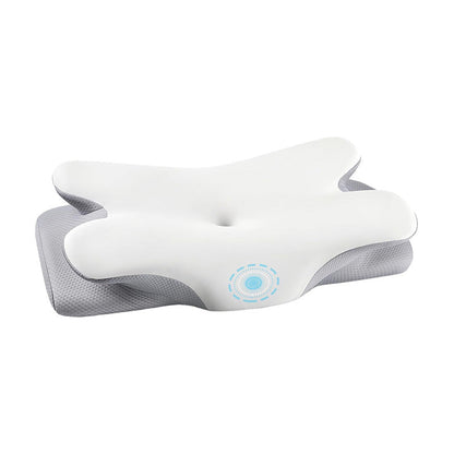 Skanto | Orthopedic Memory Foam Pillow for Neck Pain – Ergonomic Contour Cervical Support Pillow for Side, Back & Stomach Sleepers