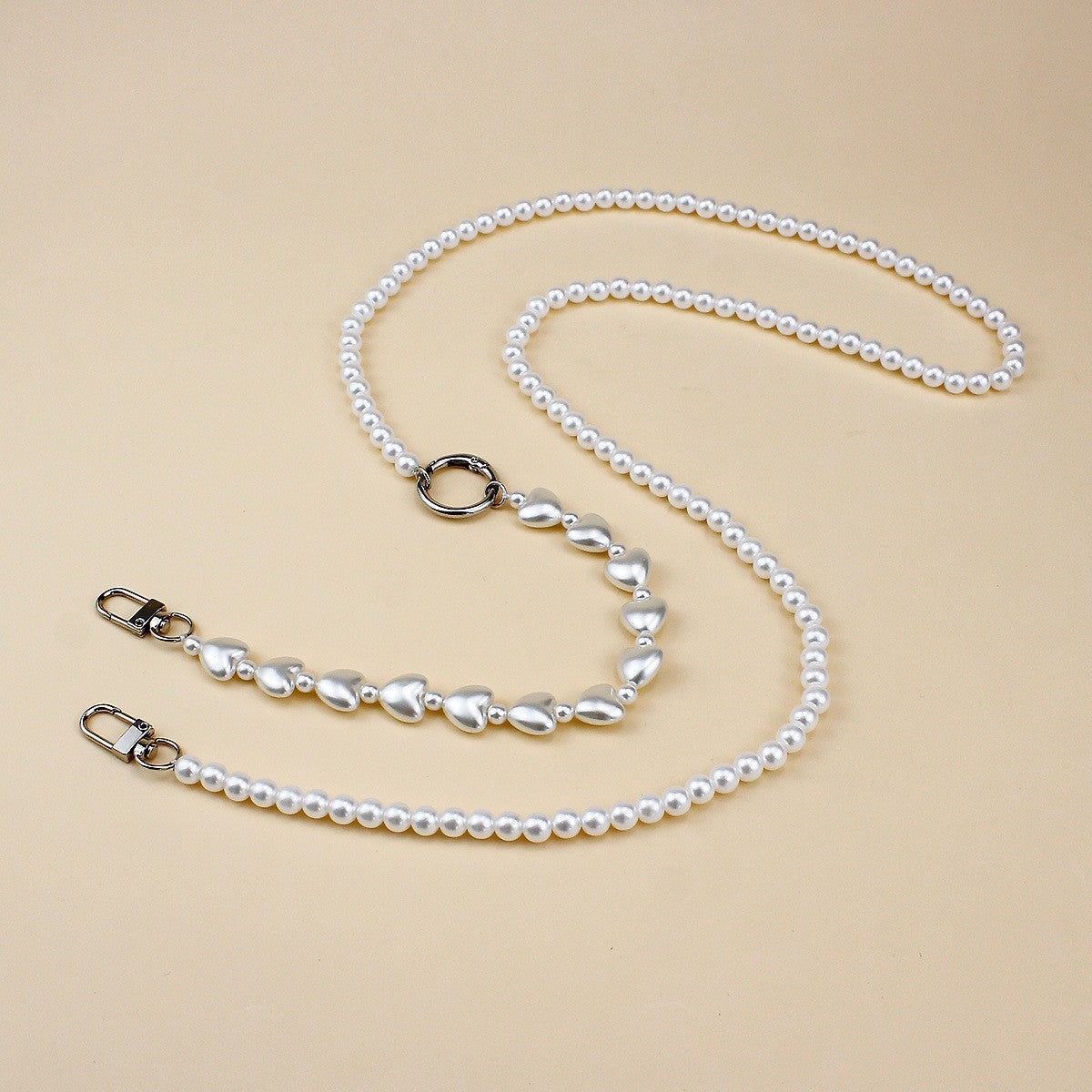 Elegant Pearl and Chain Necklace Acalora