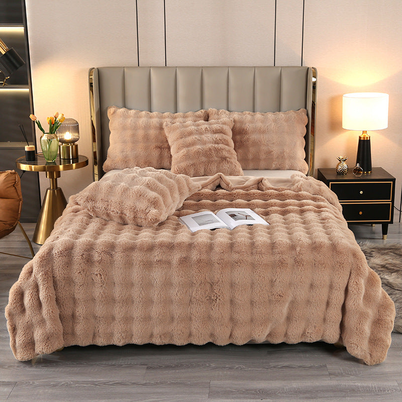 Unisex Luxe Plush Bedding Set