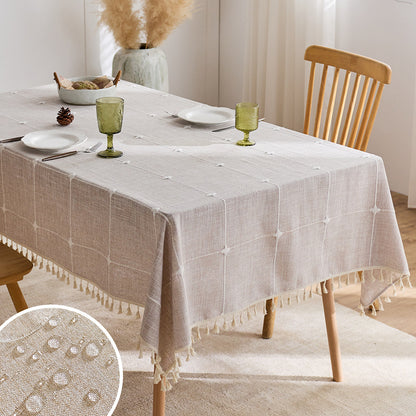 Elegant Textured Tablecloth  1788834189