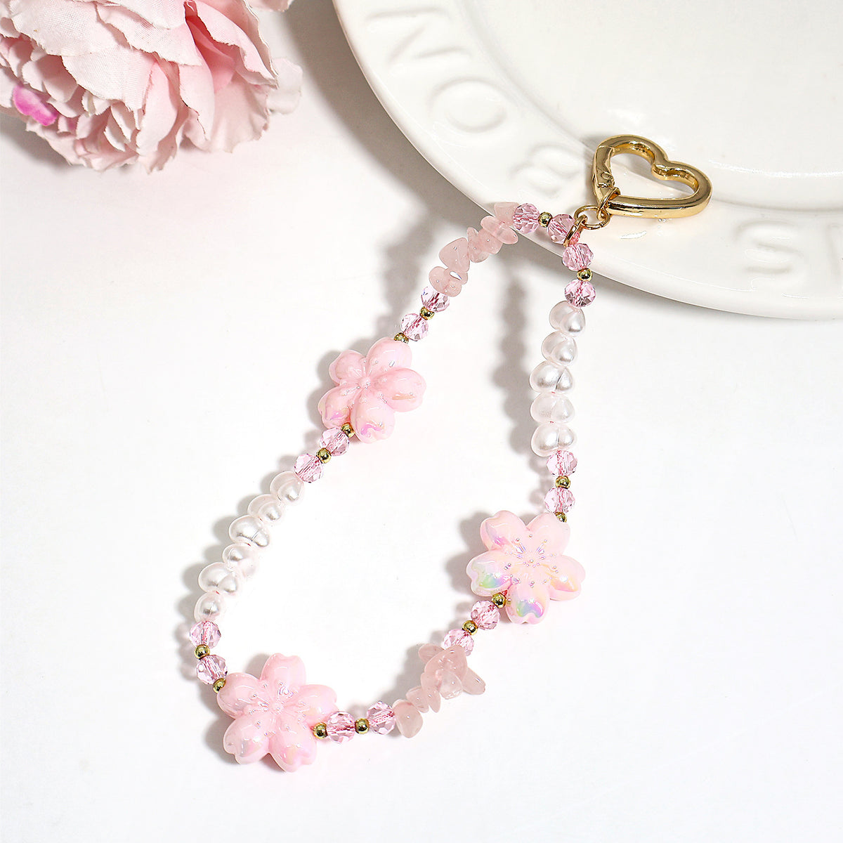 Floral Beaded Eyewear Chain Acalora 1788159748