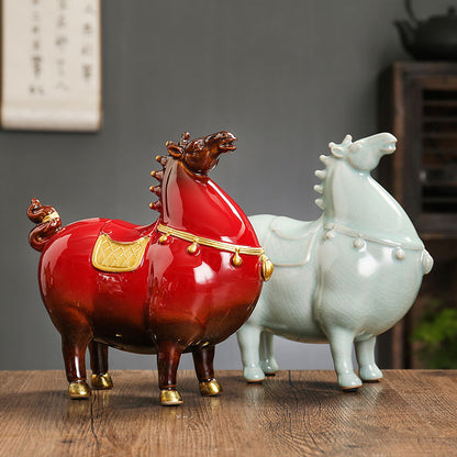 Decorative ceramic horse Acalora