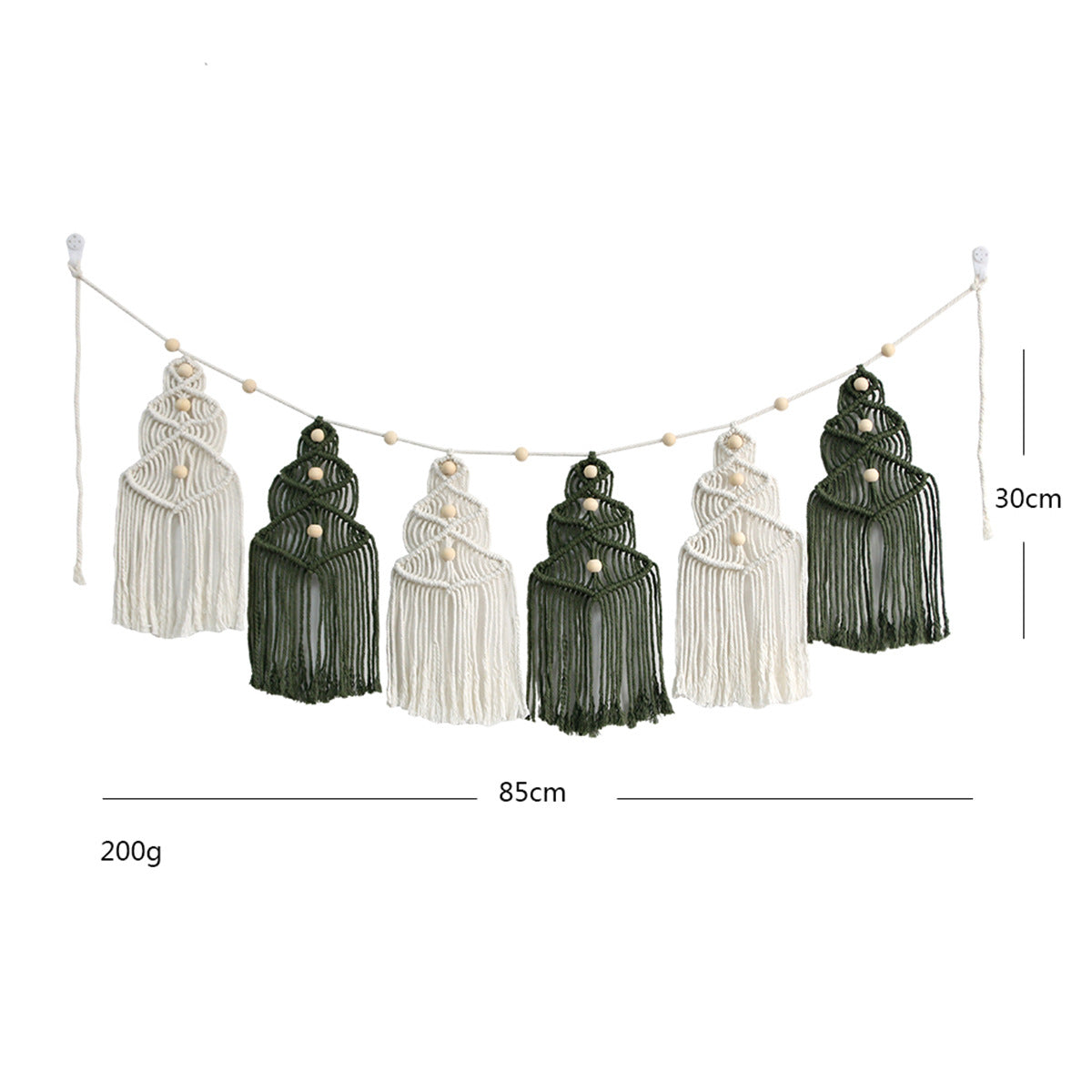Festive Macrame Garland