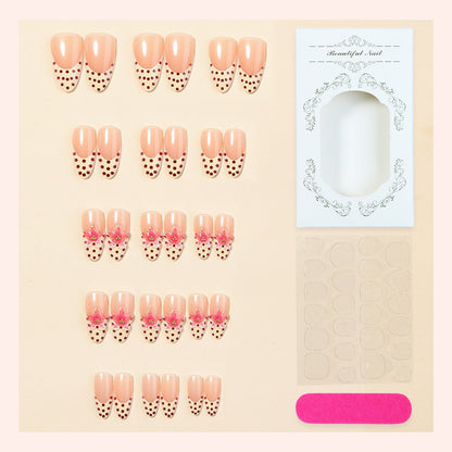 Polka Dot and Floral Press-On Nail Collection Acalora