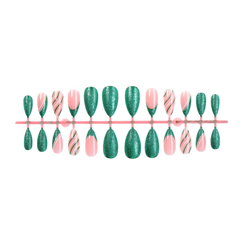 Glittery Ombre Press-On Nail Set Acalora