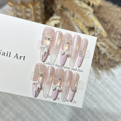 Elegant Stiletto Nail Art Extensions Acalora