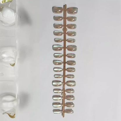Iridescent Press-On Nail Tips Acalora