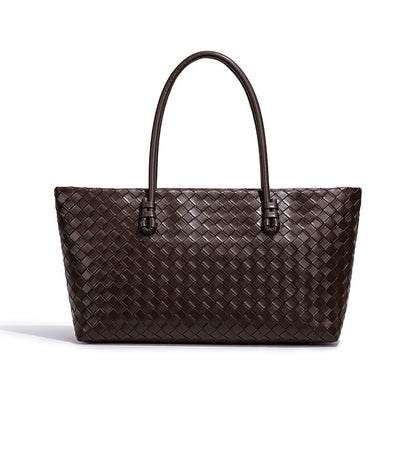 Woven Leather Tote Bag Acalora