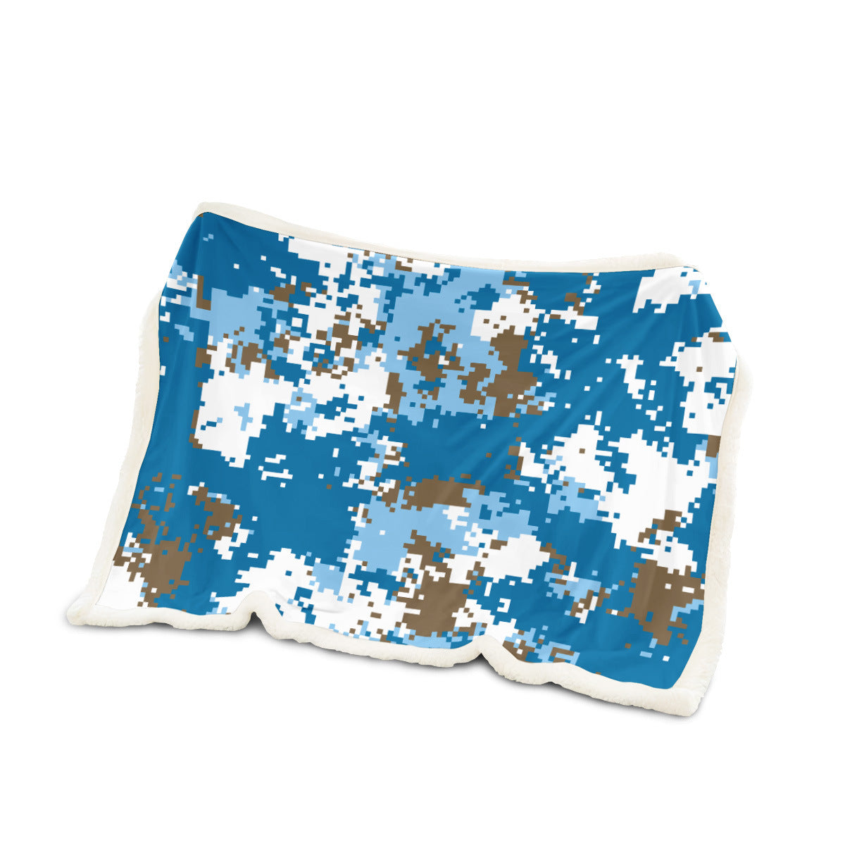 Unisex Tactical Camo Fleece Throw Blanket