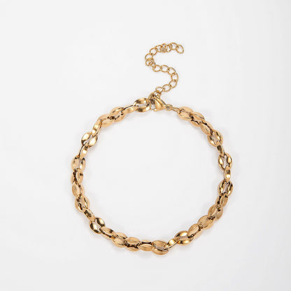 Contemporary Oval Link Chain Necklace Acalora