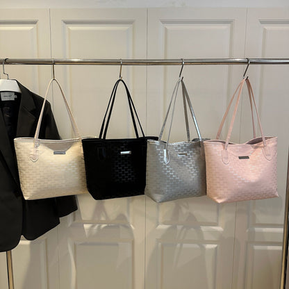 Elegant Textured Tote Bag Acalora