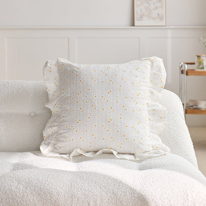 Decorative Ruffled Throw Pillow
