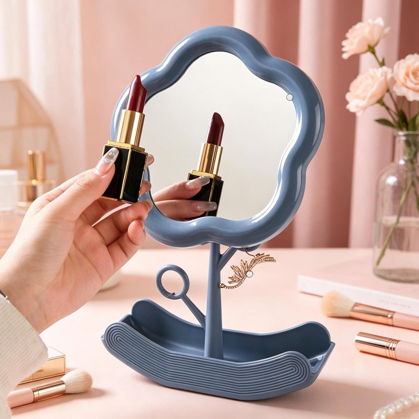 Creative Flower-Shaped Vanity Mirror