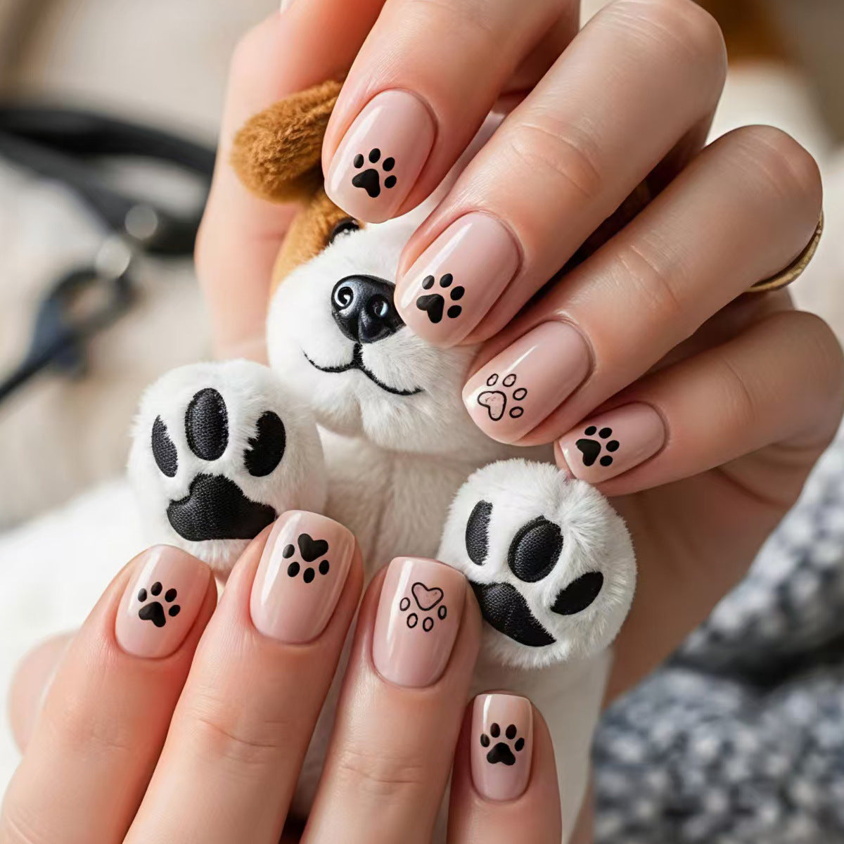 Playful Pet-Themed Nail Art Acalora