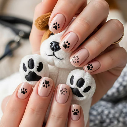 Playful Pet-Themed Nail Art Acalora