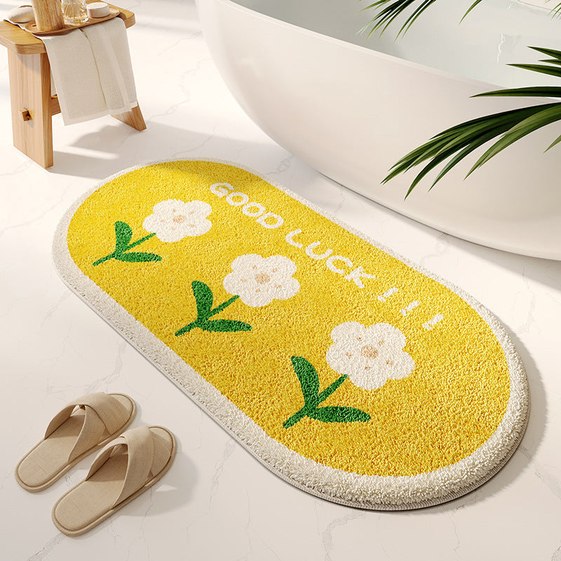 Soft Textured Bathroom Rug