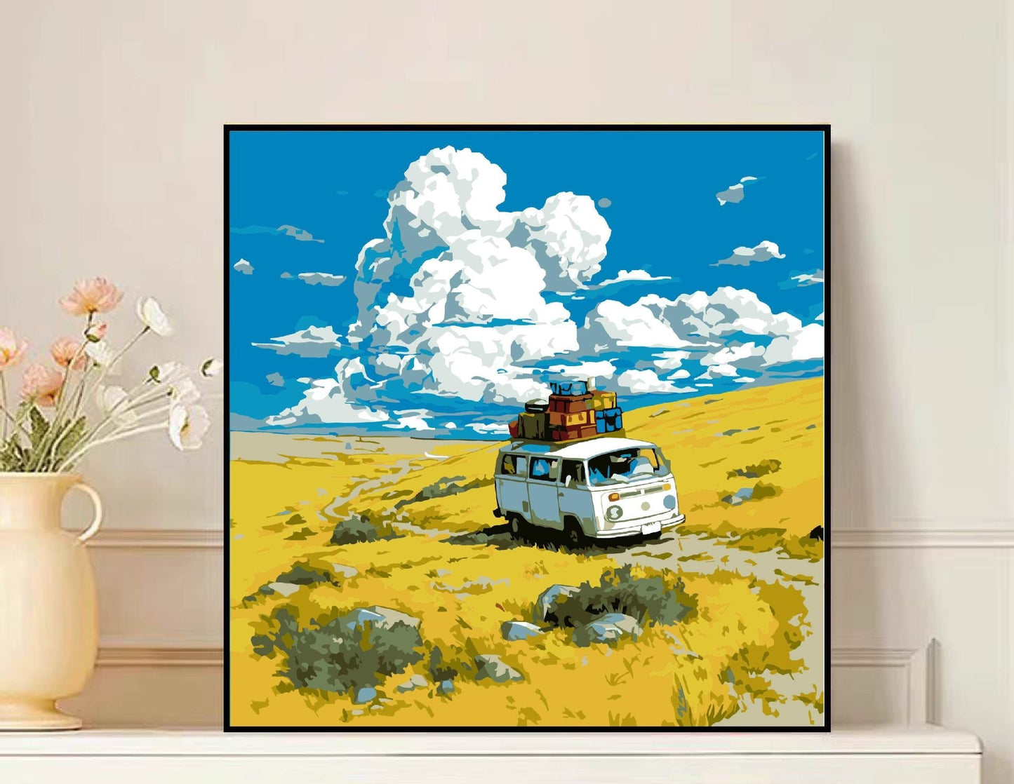 Scenic Mountain Landscape Canvas Art