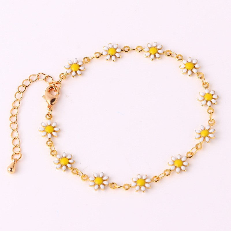 Floral Daisy Chain Necklace Acalora